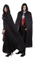 Capa De Vampiro Bruxa Diabo Exu Dracula Festa Halloween Luxo