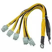 Ramal De Cables Fuente De Poder S9 L3, 10 Pci 6 Pines
