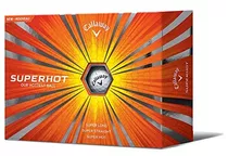 Callaway Superhot Golf Balls - Caja De 24, Blanco