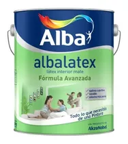 Pintura Para Interior Látex Lavable Mate Albalatex 1 L Color Blanco