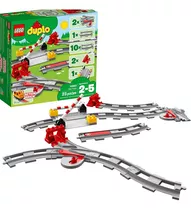 Blocos De Construção Lego Duplo Train Tracks 10882 (23 Peças