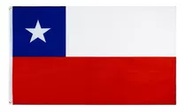 Bandeira Do Chile 150x90cm - Dupla Face Qualidade Superior