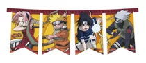 Banderín Cartel Feliz Cumpleaños 150 Cm Naruto Cotillón