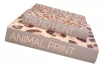 Dupla Caixa Livro Decorativa Em Mdf - Animal Trend Hunt