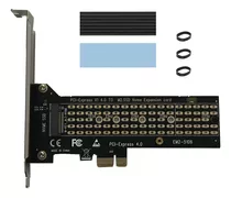 Adaptador Ssd Nvme M.2 Pci-e 4.0 Gen4 X1 + Dissipador Calor