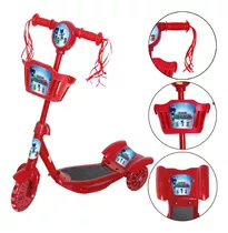 Patinete Scooter Infantil Masculino Pj Masks Som Led Toys 2u