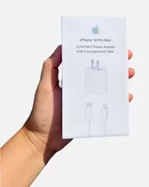 Cargador iPhone 20w Carga Rápida + Usb-c A Lightning To Usb