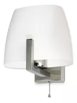 Lampara Aplique Ana De Pared Con Interruptor E27 Apto Led Color Blanco