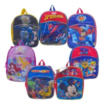 Morral Mochila Bolso Infantil Dibujos Animados 12 