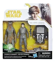 Star Wars Chewbacca Y Han Solo Force Link  Hasbro 
