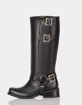 Bota Biker Valkiria Negro