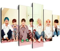 Bts Cuadros 5 Partes 70x50