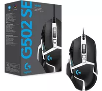 Mouse Gamer Rgb Logitech G502 Se Hero 25k Usb Preto Branco