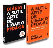 Kit Sutil Arte De Ligar O Foda-se - Diário + Livro