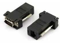 Conector Adaptador Vga Macho X Rj45 P/ Cabo De Rede Kit 2 Un