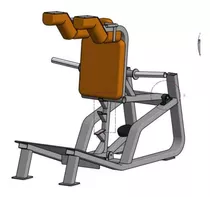 Plano Maquina De Gimnasio Hack Squat Modelo Precor.