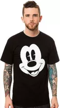 Remera Algodon Mickey Mouse Cara Unisex