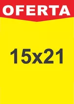 Cartaz Oferta A5 Sulfite P Supermercado 15x21cm 1000 Unid
