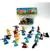 Forte Apache Velho Oesta 40x Figuras Bonecos Indios E Cowboy