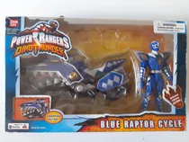 Blue Raptor Cycle. Power Rangers Dinothunder. Nuevo. En Caja