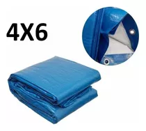 Lona Impermeable Multiusos 4x6 M - Cubierta Carga Resistente