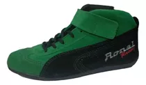 Bota De Competición Automovilismo Karting Color Verde 39