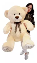 Oso De Peluche Gigante Cremita Super Suave Importado Cute