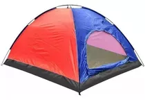 Carpa Para Camping 5 Personas Impermiable Reforzada Bicolor