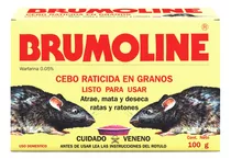 Cebo Raticida Brumoline En Grano Caja De 100 Grs - Aym