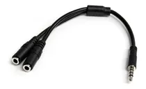 Cable Splitter Para Audio Y Micrófono 3.5mm Startech 4 Pins