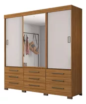 Mueble Guardarropas-closet- Ropero C/espejo Y Cajones-nt5030