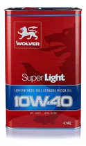 Aceite Para Motor Wolver Super Light 10w40 Para Autos, Pickups & Suvs X 4lts