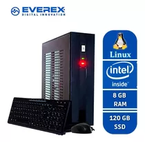 Pc Everex Slim Intel Dual Core 8gb Ram 120gb Ssd + Kit