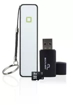 Kit Power Bank + Pendrive + Cartão De Memória 8gb Multilas