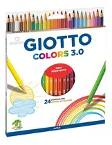 Lapices De Colores Giotto Colors 3.0 X 24 Colores