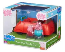 Peppa Pig - Carro Da Família Pig C/ Som + 2 Figuras - Sunny