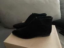 Botas Bajas Sofía Sarkany Talle 38 Gamuza