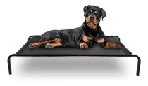 Cama De Cachorro Suspensa Meemo Preto Tamanho M - 40kg 