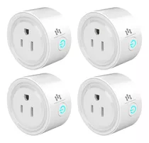 Pack De 4 Enchufes Inteligentes Compatibles Con Alexa/google