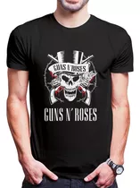 Polo Varon Guns N Roses Calavera Skull (d0425 Boleto.store)