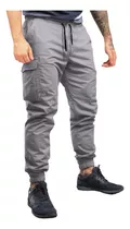 Pantalon Cargo Bolsillos Hombre Jogger Jogging