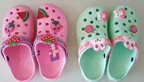 Oferta Lindas Cholas De Niñas Tipo Crocs En Talla 35