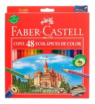 Set 48 Lápices De Colore Faber Castel Ecolápices Hexagonales