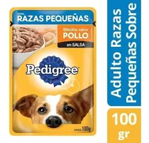 Pouch Pedigree Raza Pequeña Pollo En Salsa X 12 Unid