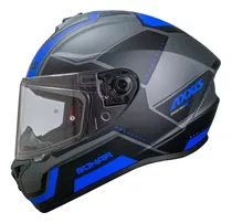 Casco De Moto Axxis Draken S Sonar D7 Azul Mate