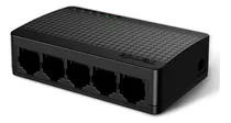 Tenda Sg105v4.0 Switch Ethernet Gigabit De 5 Puertos, 10/100/1000 Mbps, Rj45, Ieee 802.3x, Mdi/mdix Automático, Modo Dúplex Completo, Plug Y Play, No Administrado, Sin Configuración, Silencioso, Negro