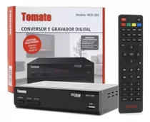 Conversor Digital Hd E Gravador Tomate Tv Digital Com Visor Cor Preto