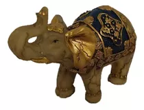 Miniatura Elefante Indiano Em Resina Sorte E Sabedoria