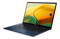 Ultrabook  Asus Zenbook Ux3402za Ponder Azul 14 , Intel Core I5 1240p  16gb De Ram 512gb Ssd, Intel Iris Xe Graphics G7 80eus 90 Hz 2880x1800px Windows 11 Home