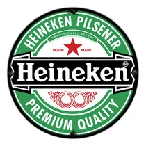 #715 - Cuadro Decorativo Vintage - Heineken Cerveza No Chapa